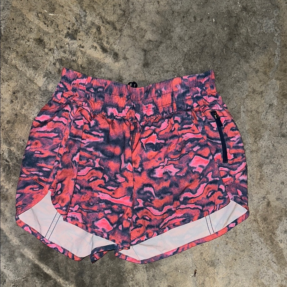 Stylish Pink and Black Women's Shorts